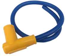PW50 High Performance Spark Plug Wire & Cap blue and yellow